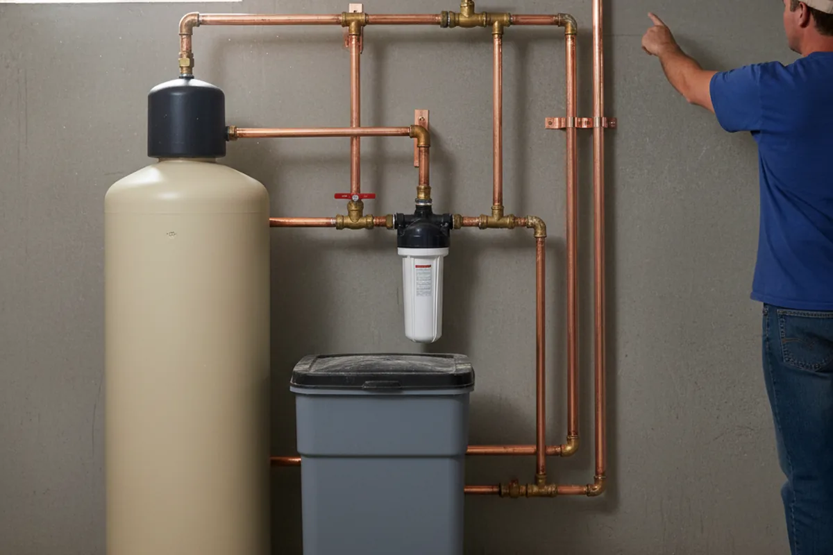 Whole-house water treatment system installed in Alfred